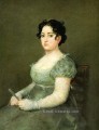 die Frau mit einem Fan Porträt Francisco Goya